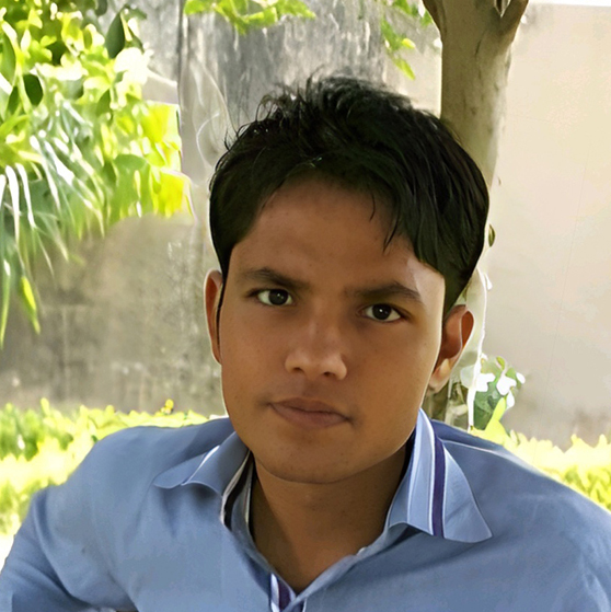 A photo of a person without hair.